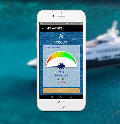 La gestion de bateau sur l'application mobile MS Yachts